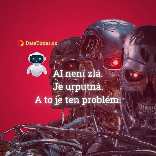 AI není zlá. Je urputná. A to je ten problém